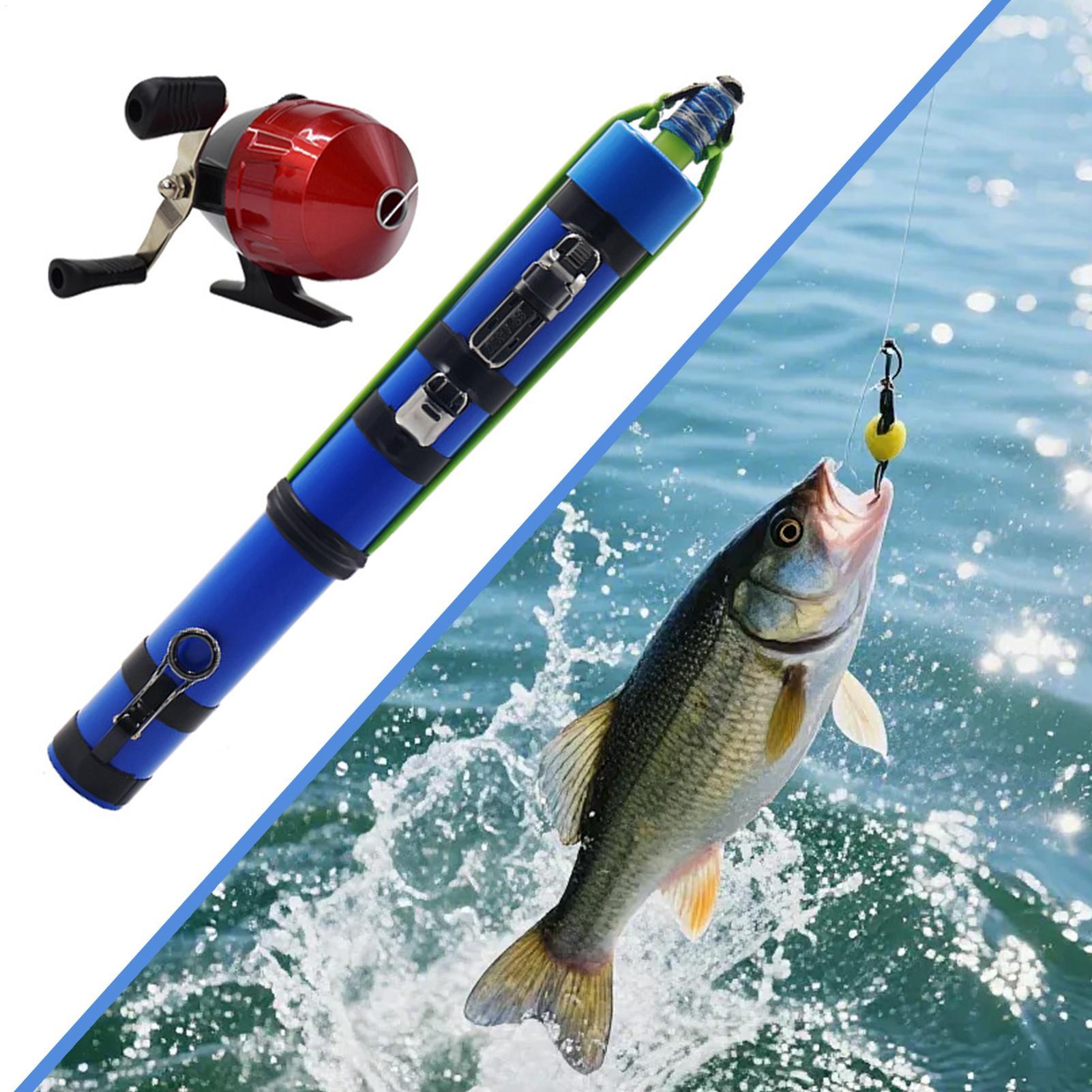 Fly Reel - Fishing Pole Slingshot Design Compact Fish