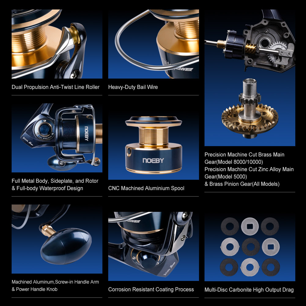 Noeby Infinite Power Spinning  - Daiwa Reel Bg 评论和价格