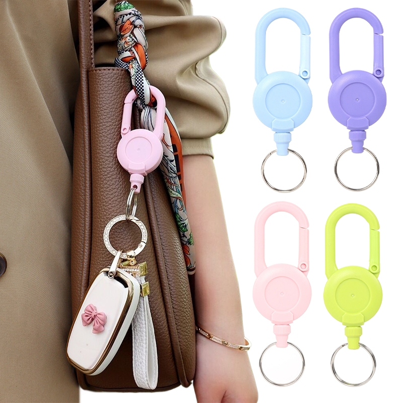 Macaron Color Retractable Keyc - Conventional Reel 评论和价格
