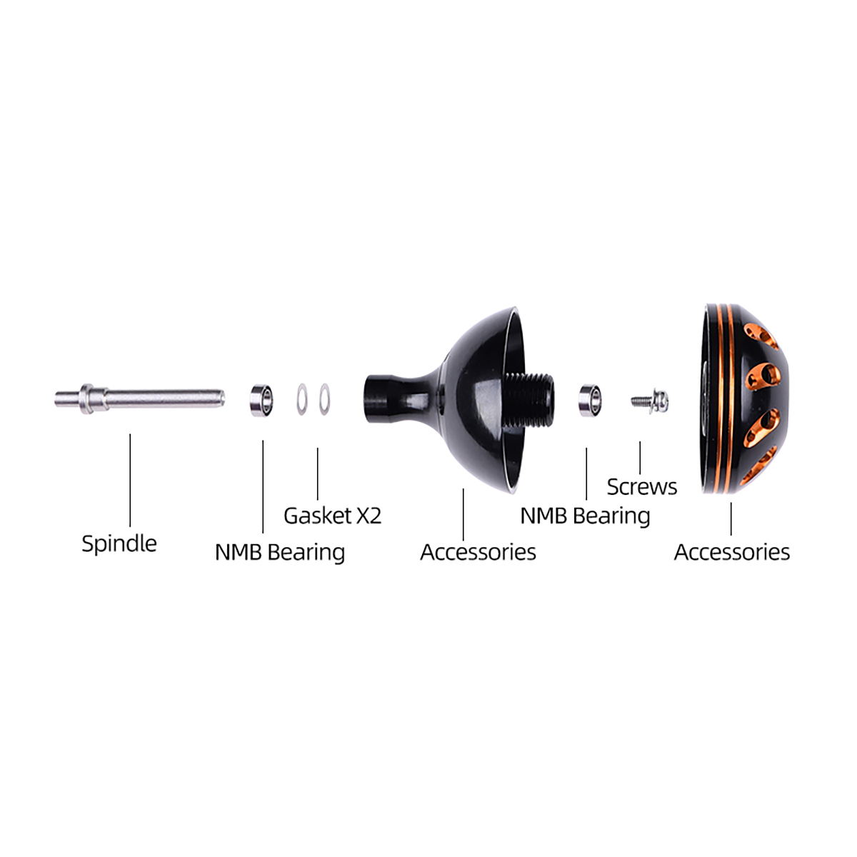 ROLLFISH 1PC Fishing Reel Hand - Fly Reel 评论和价格