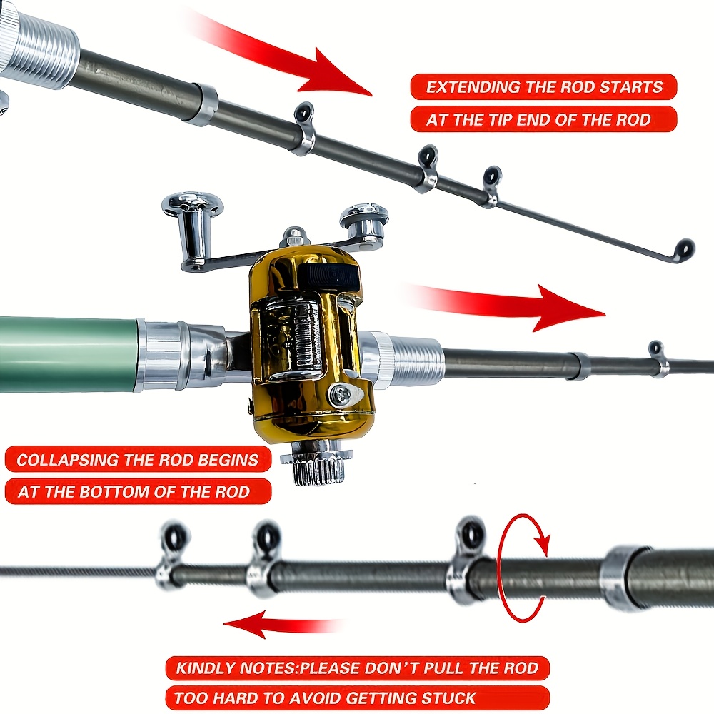 Pocket Ice Fishing Rod & Reel  - Ice Fishing Reel 评论和价格