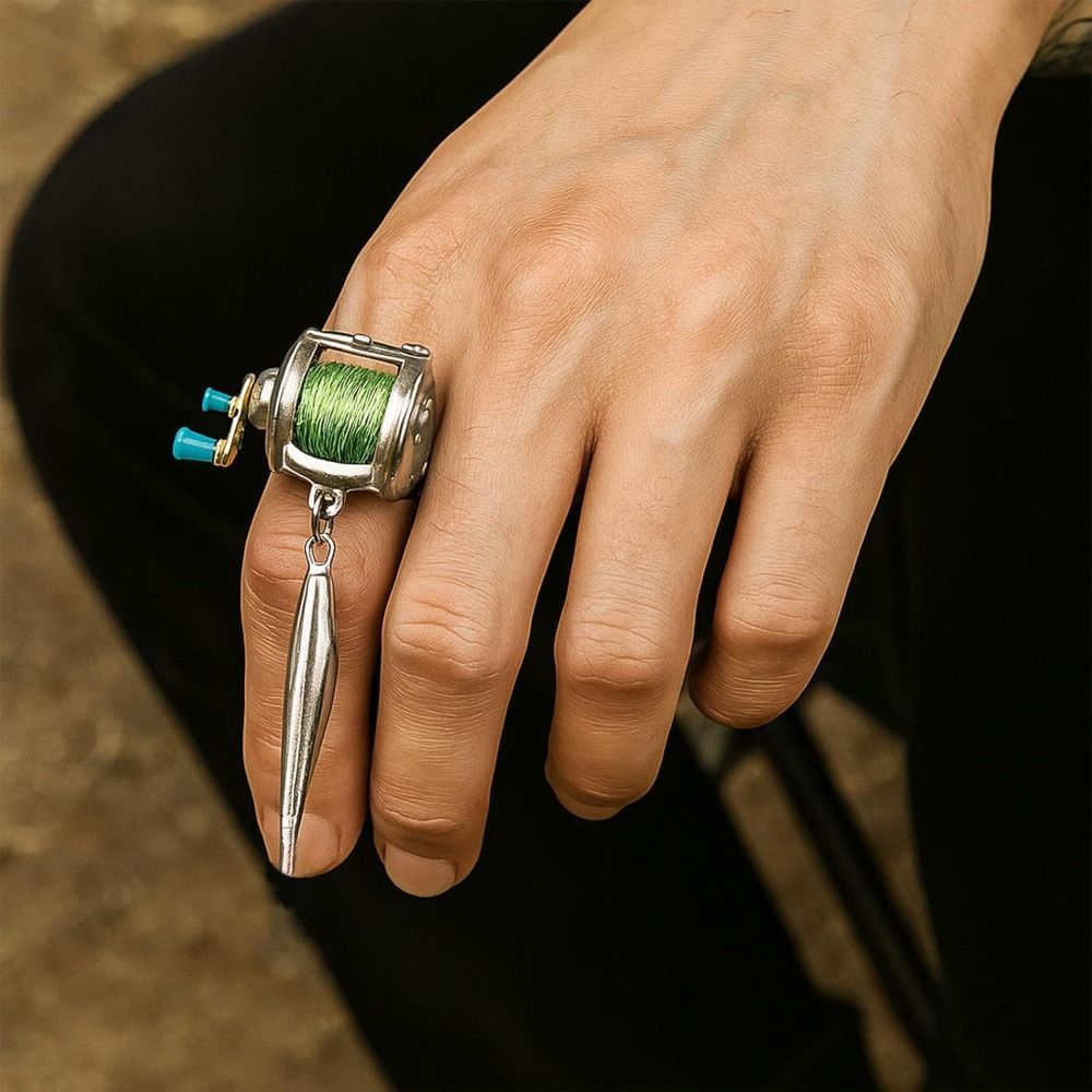 Mini Fishing Reel Necklace Fis - Reel Bag 评论和价格