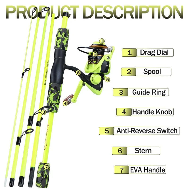 Sougayilang Portable 5 Section - Conventional Reel 评论和价格