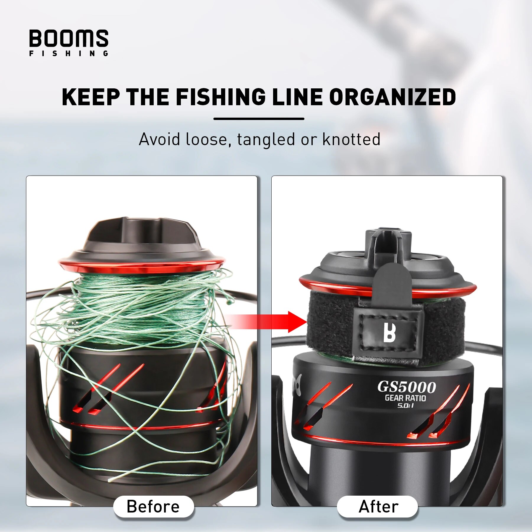 Booms Fishing SB1 4Pcs Spinnin - Reel Cover 评论和价格